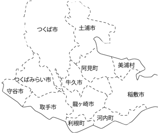 茨城県エリアマップ