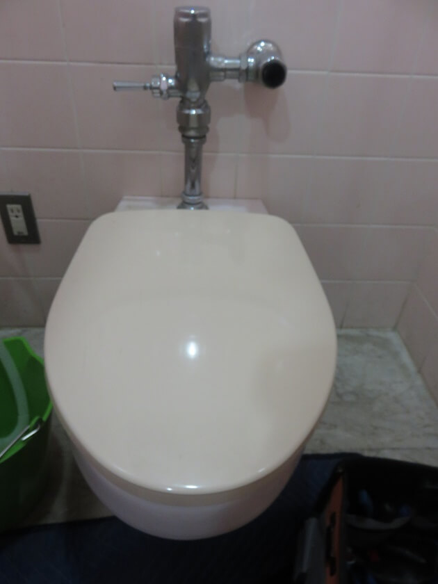 フラッシュバルブ式トイレ